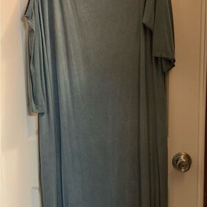 Cato One Shoulder Dress in Light Blue
